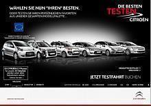 Citroën startet Kampagne 'Die Besten testen'